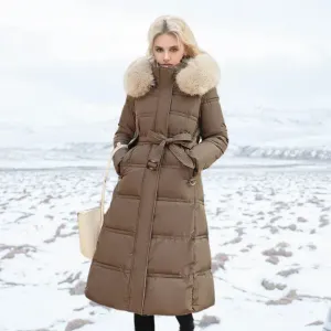 Beaumont Parka | Lange Waterdichte puffer winterjas met bontkraag voor dames