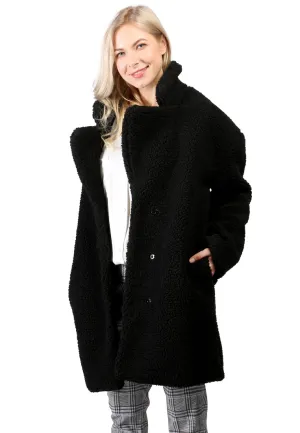 Black Teddy Coat