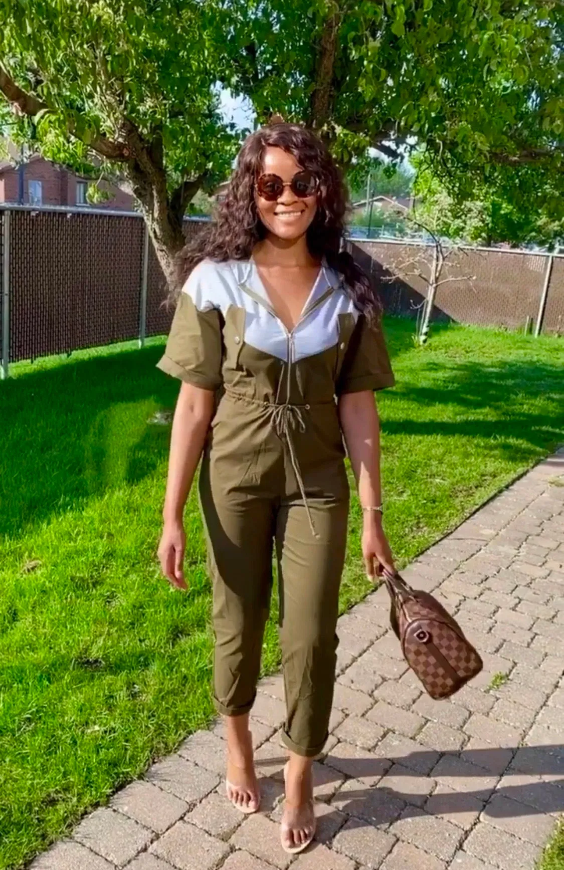 BLOCK PARTY HOODED JUMPSUIT