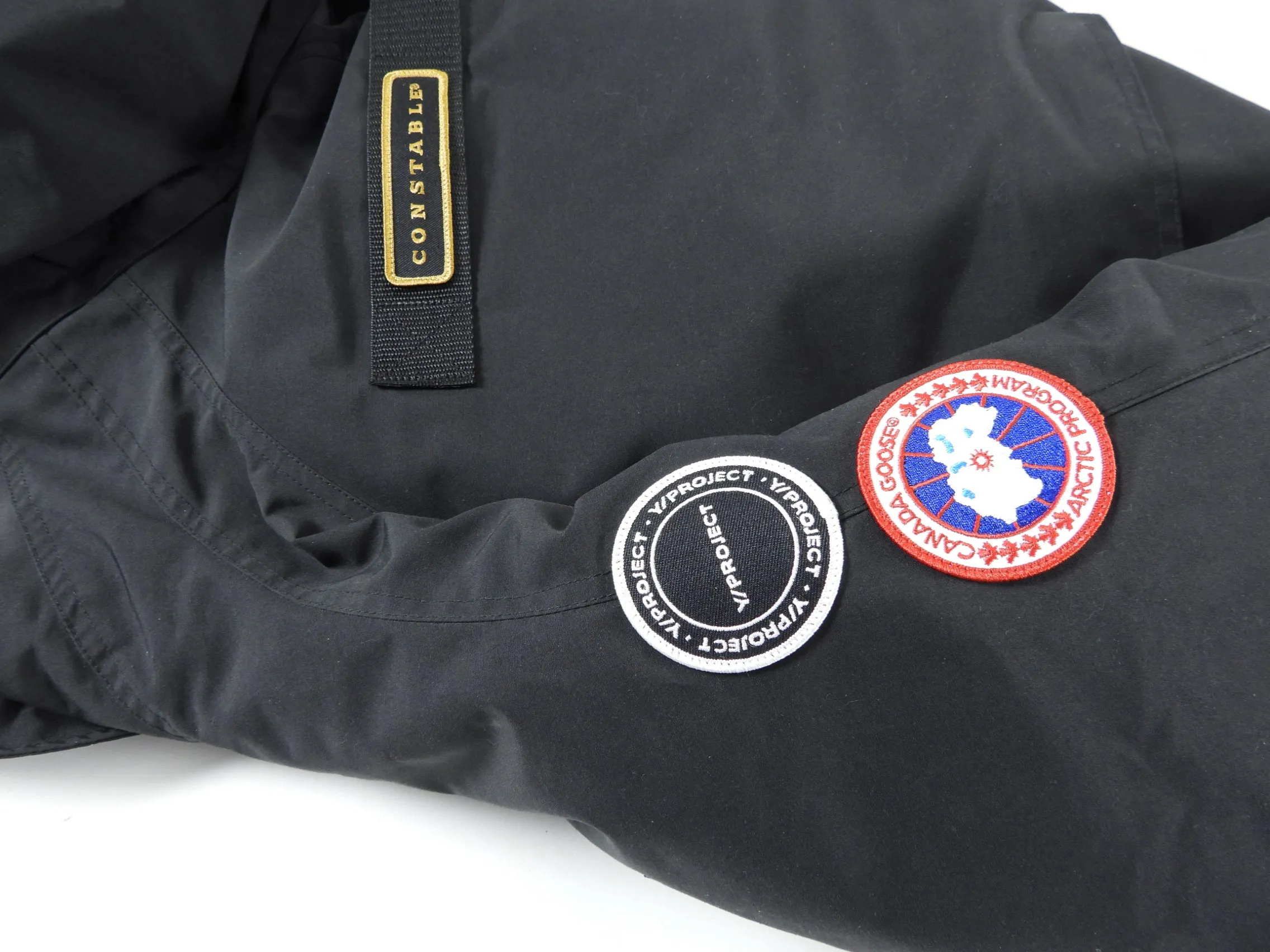 Canada Goose x Y Project Unisex Black Constable Parka - Womens L / Mens M