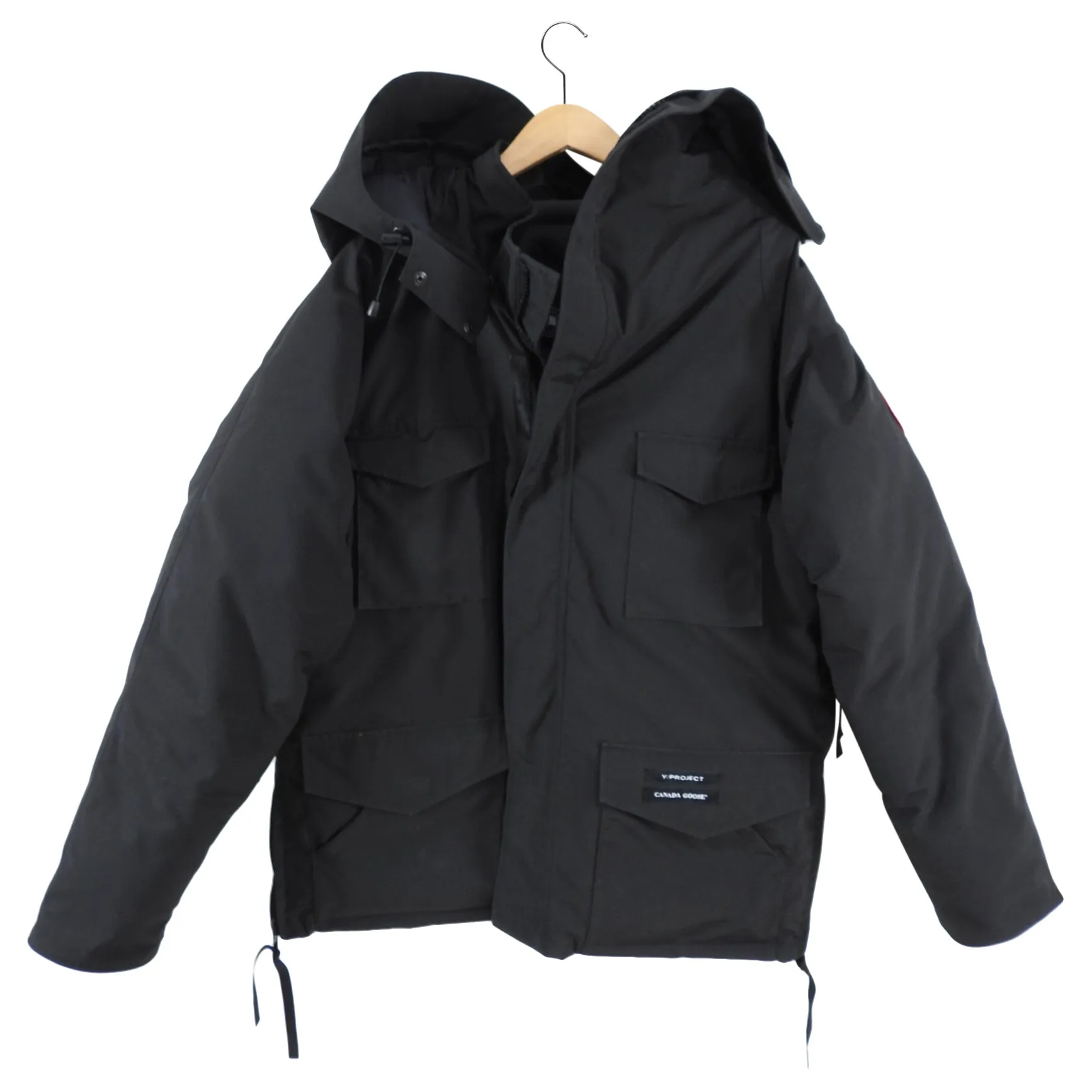 Canada Goose x Y Project Unisex Black Constable Parka - Womens L / Mens M