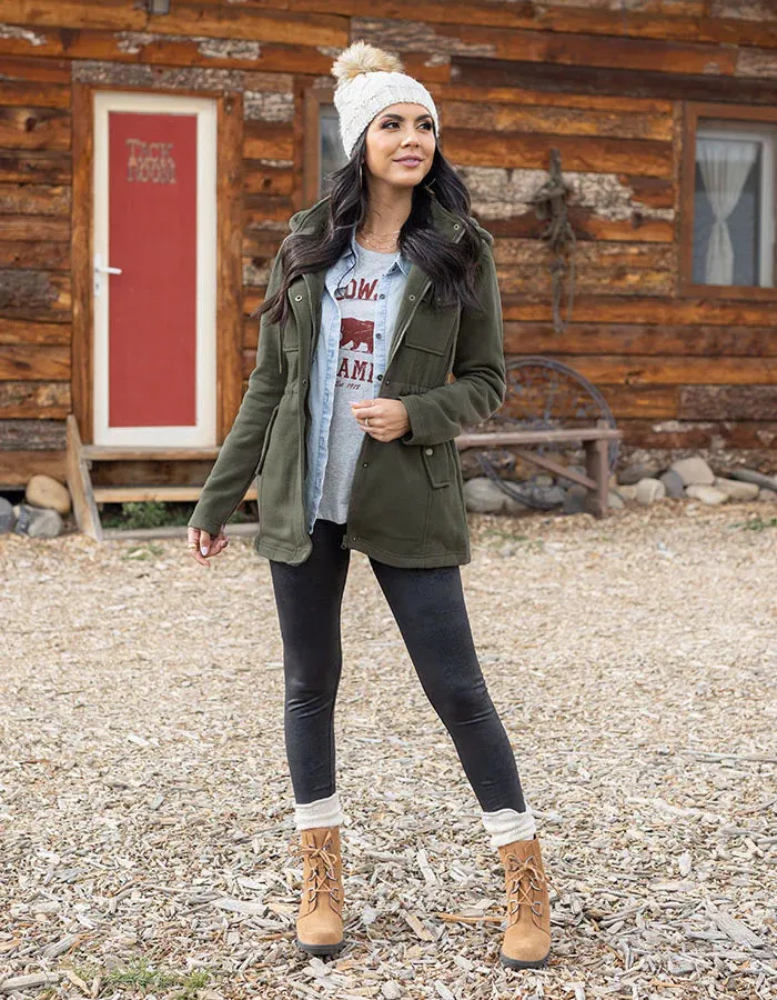 Charcoal or Olive Utility Jacket