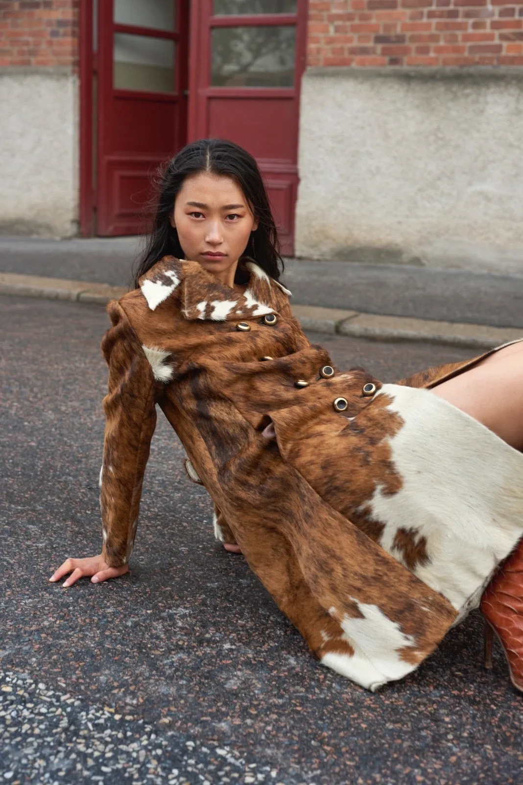Cowfur 70’s Trench