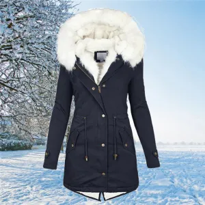 Gabriella Parka | Lange waterdichte winterjas met bontkraag voor dames