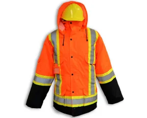 Hi Vis Jacket with Reflective Stripes