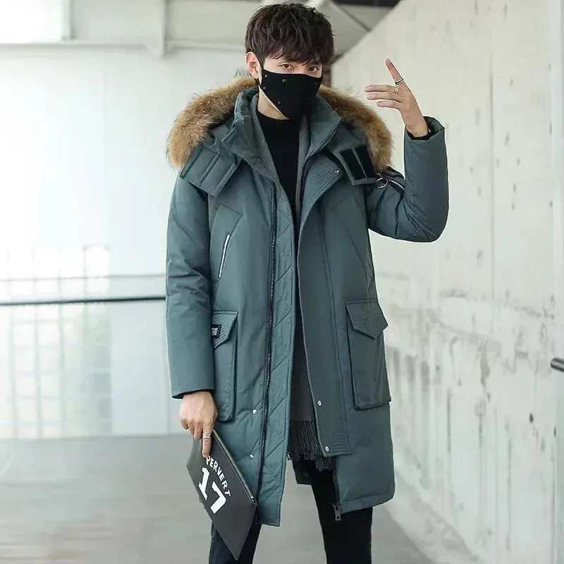 Jacob - Winter Large Collar Men's Parka