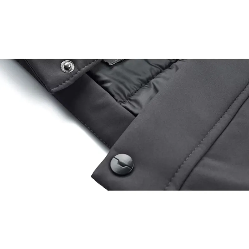 Kouther - Parka Winterjas Heren – Waterdicht Lang Model met Capuchon en Ritszakken