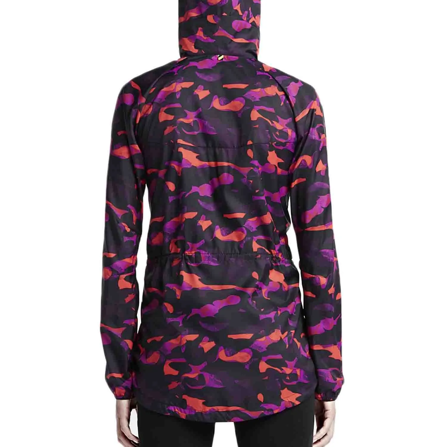 Nike T/F Camo Windrunner Women's Jacket Vivid Purple/Bright Crimson