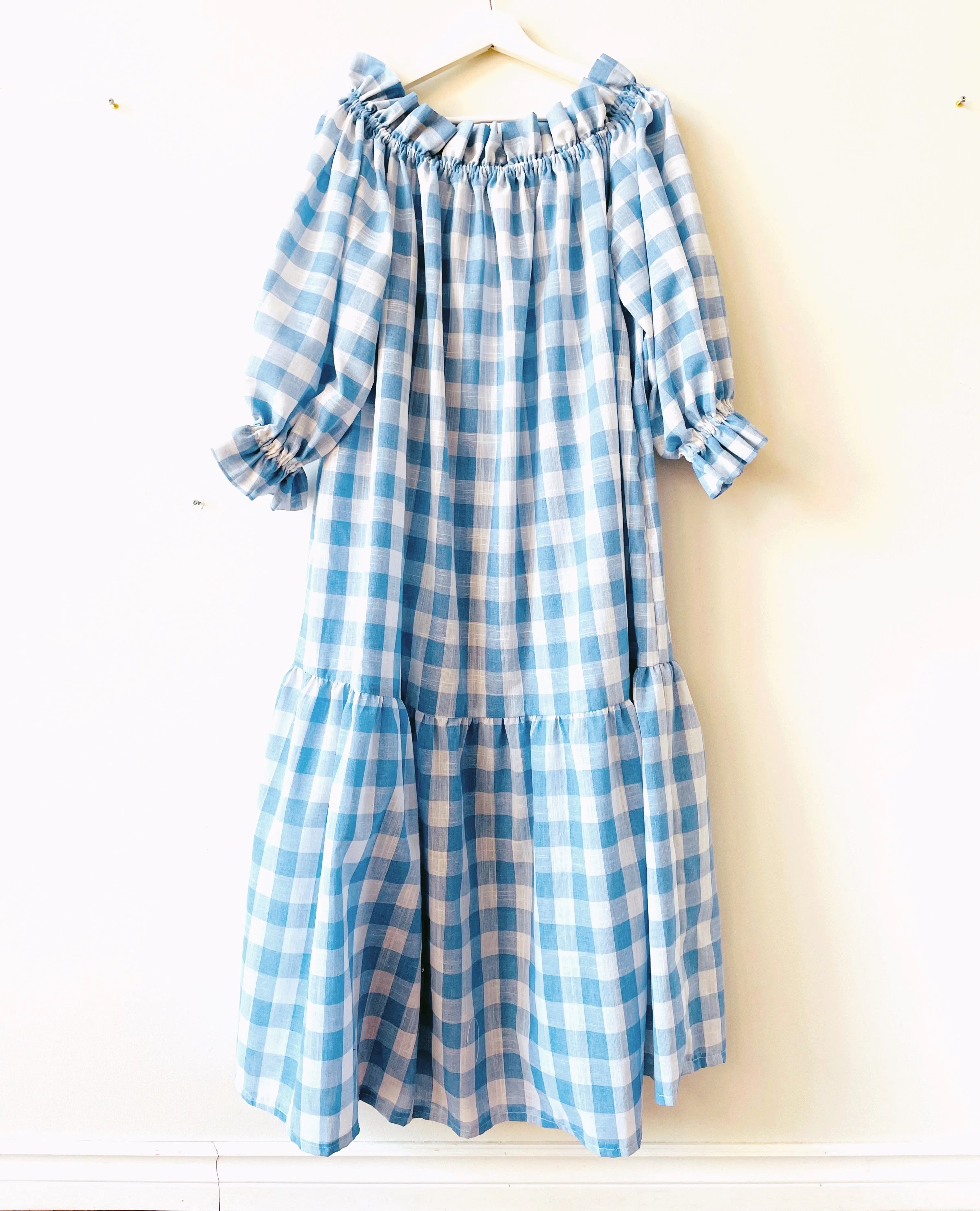 Nikita Day Gown in Provence Blue ( maxi & mini )