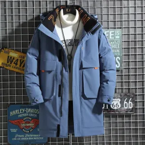 Norhehr - Parka Winterjas Heren – Lang Model met Capuchon en Meerdere Zakken