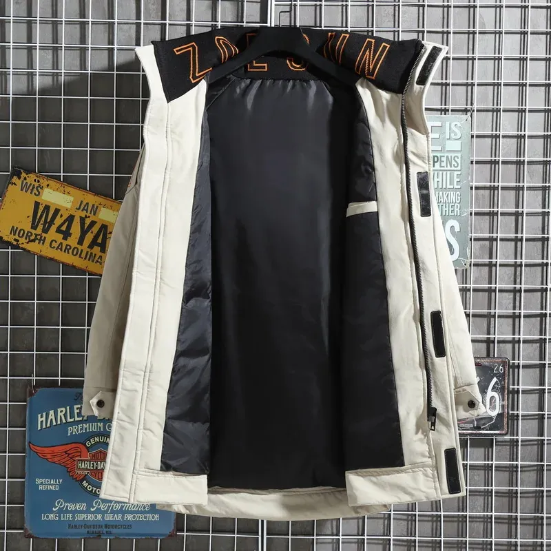 Norhehr - Parka Winterjas Heren – Lang Model met Capuchon en Meerdere Zakken