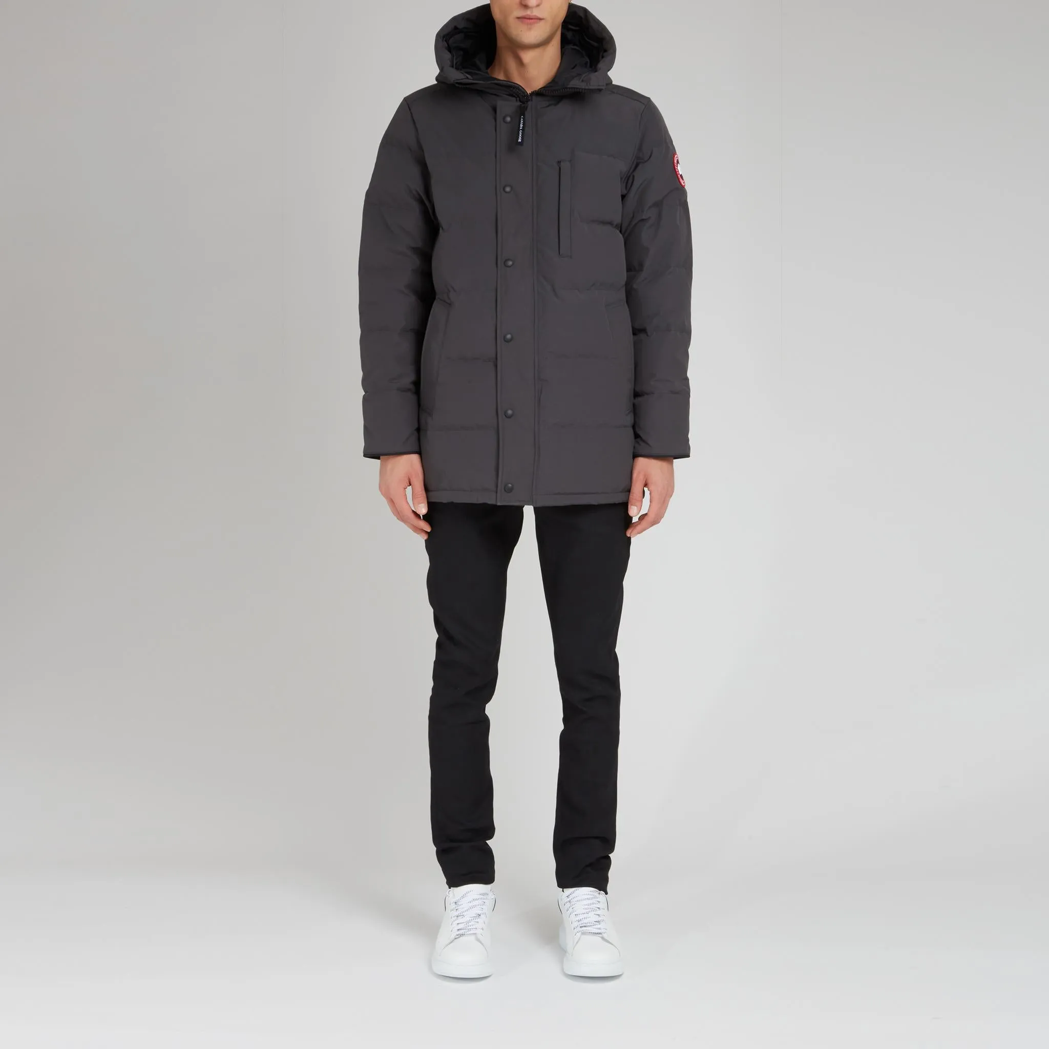 Parka "Carson" in tessuto grigio