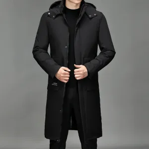 Stormhr - Parka Winterjas Heren – Lang Model met Capuchon en Waterdichte Stof