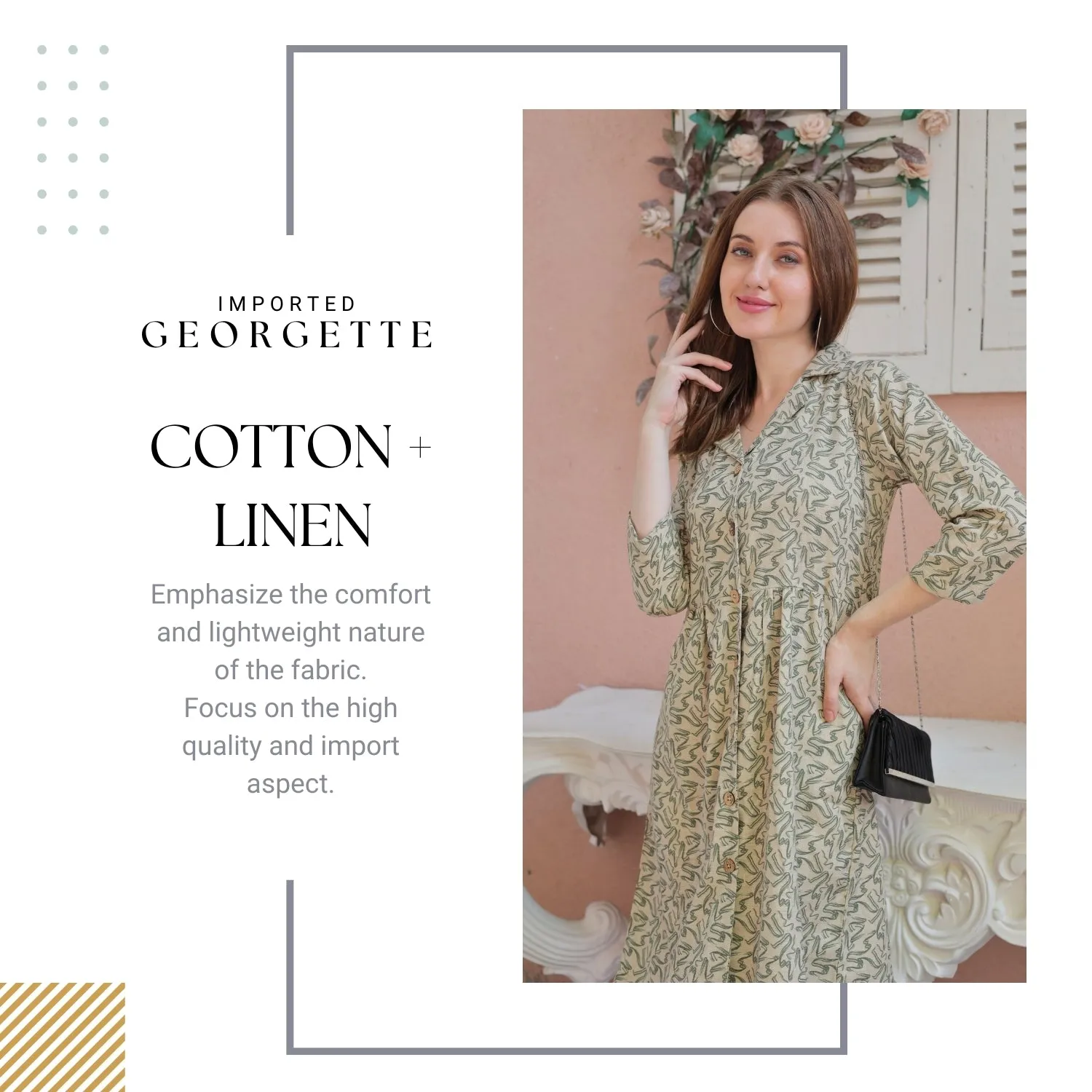 This Summer with Stylish Cotton & Linen Dresses | Glofash