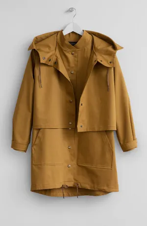 TWO-PIECE YELLOW PARKA JACKET