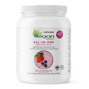 VeganSmart All-In-One Nutritional Shake - Wild Berries (15 Servings)