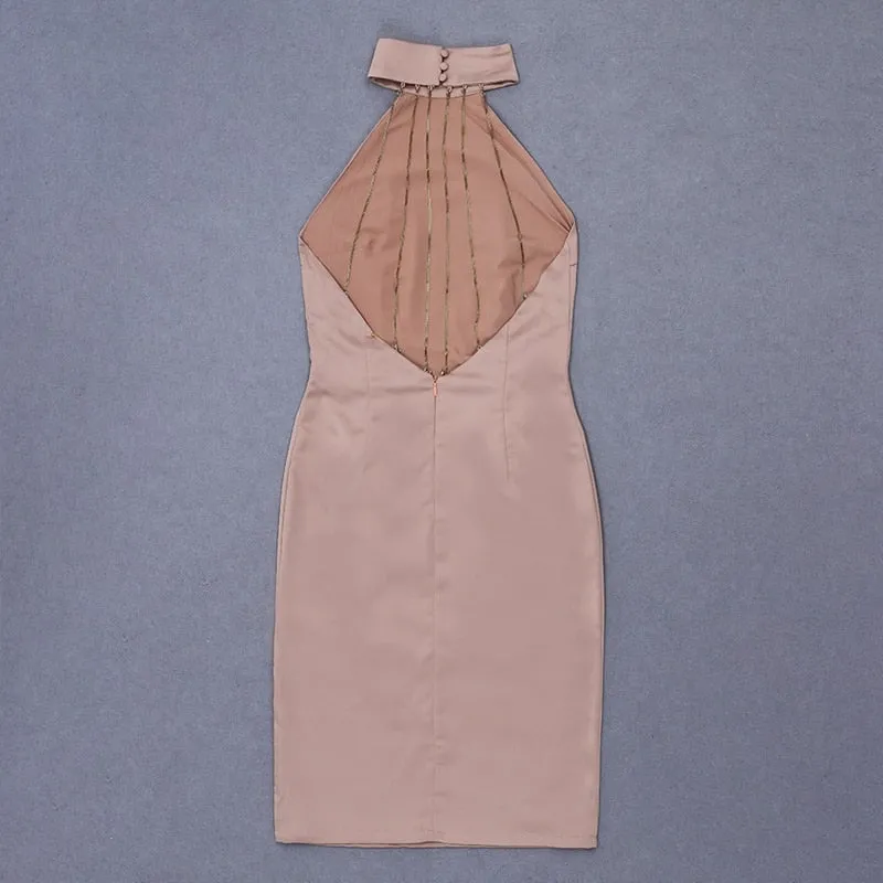 Women's Summer Midi Sheath Strapless Dress