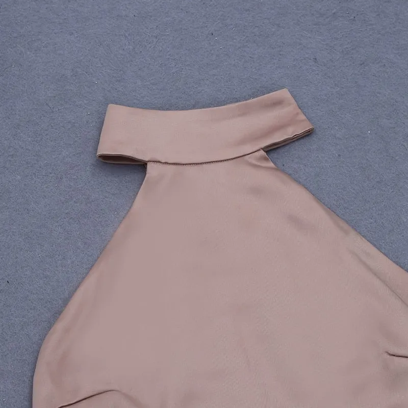 Women's Summer Midi Sheath Strapless Dress