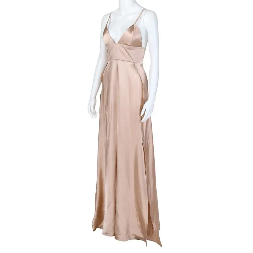 Women's Summer Sleeveless V-Neck Maxi Dress
